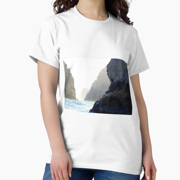 Vista previa del artículo con la obra «Rocas y océano azul. Baja California, Ensenada», diseñado y vendido por PureCanvas.