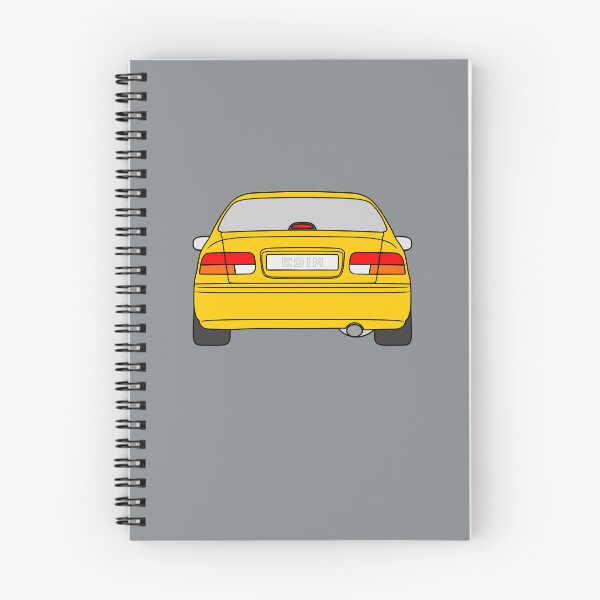 Item preview, Honda Civic EJ EK EN coupe yellow color designed and sold by EdimDesign.