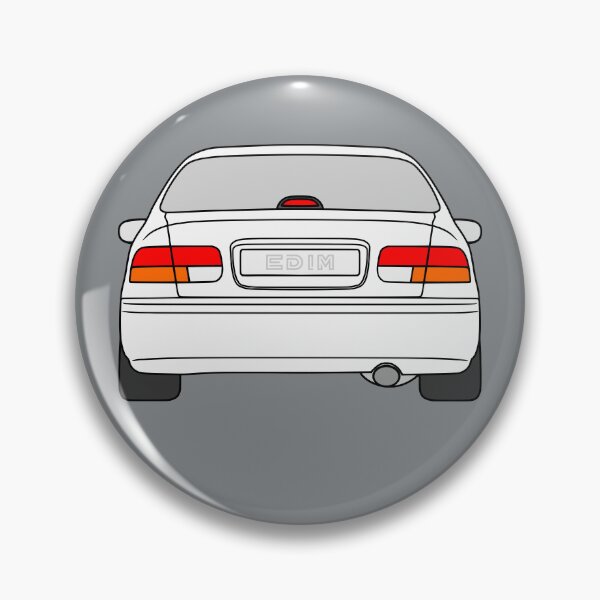 Item preview, Honda Civic EJ EK EN coupe white color designed and sold by EdimDesign.
