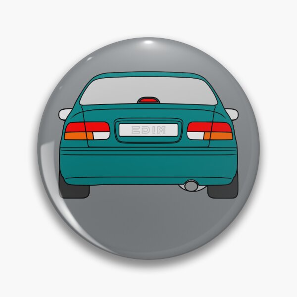 Item preview, Honda Civic EJ EK EN coupé color turquesa designed and sold by EdimDesign.