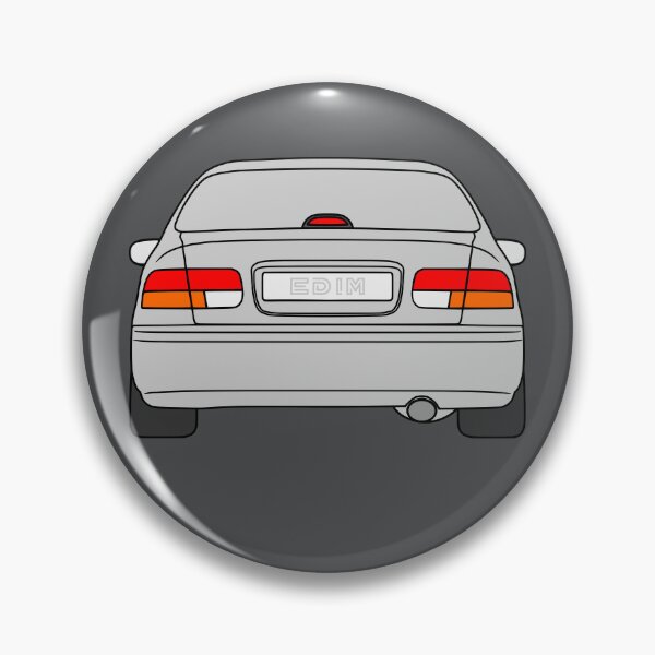 Item preview, Honda Civic EJ EK EN coupe silver color designed and sold by EdimDesign.