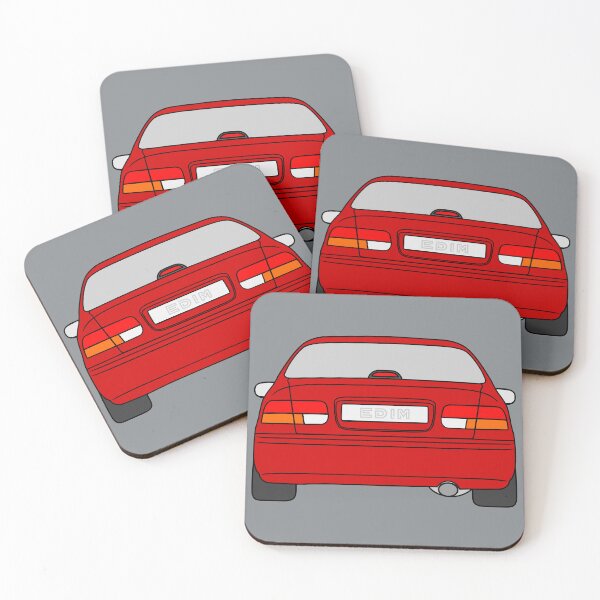 Item preview, Honda Civic EJ EK EN coupe red color designed and sold by EdimDesign.
