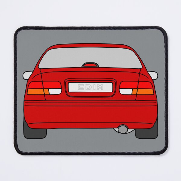 Item preview, Honda Civic EJ EK EN coupe red color designed and sold by EdimDesign.