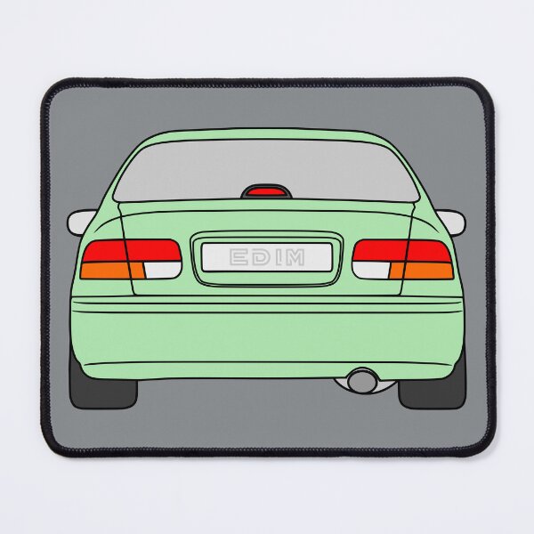 Item preview, Honda Civic EJ EK EN coupe light green color designed and sold by EdimDesign.
