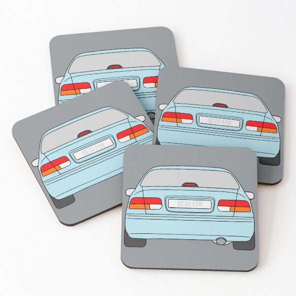 Item preview, Honda Civic EJ EK EN coupe light blue color designed and sold by EdimDesign.