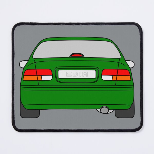 Item preview, Honda Civic EJ EK EN coupe green color designed and sold by EdimDesign.