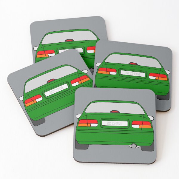 Item preview, Honda Civic EJ EK EN coupe green color designed and sold by EdimDesign.