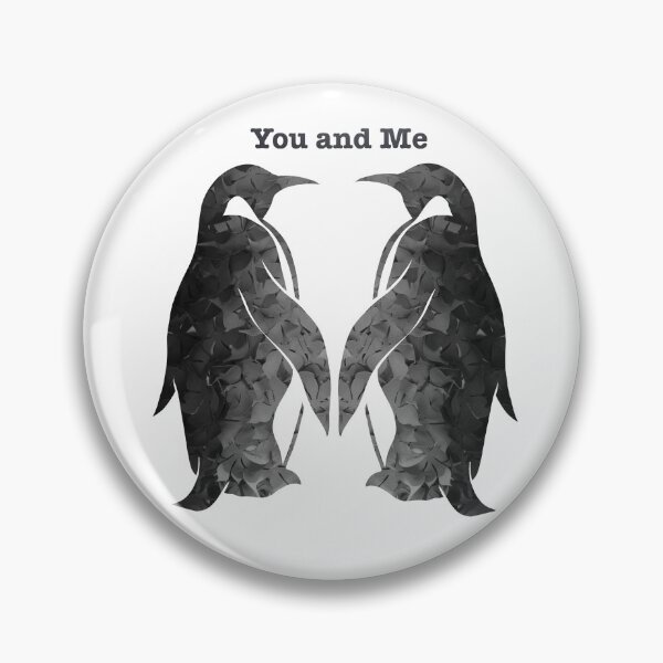 Item preview, Two penguins (Black and White) designed and sold by MidnightMagpie.