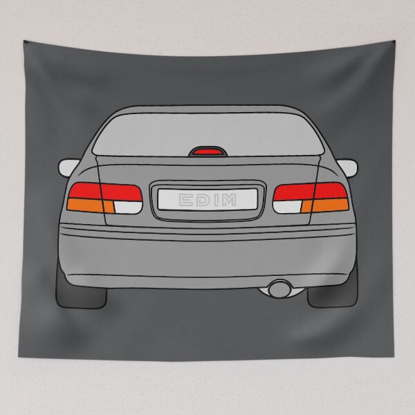 Item preview, Honda Civic EJ EK EN coupe gray color designed and sold by EdimDesign.