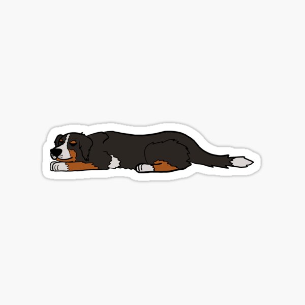 Item preview, Sleeping Bernese mountain dog designed and sold by TinkerTheWizard.