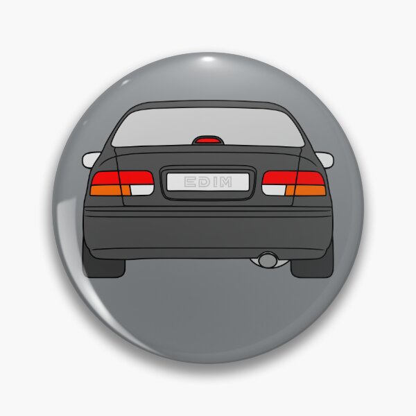 Item preview, Honda Civic EJ EK EN coupe dark gray color designed and sold by EdimDesign.