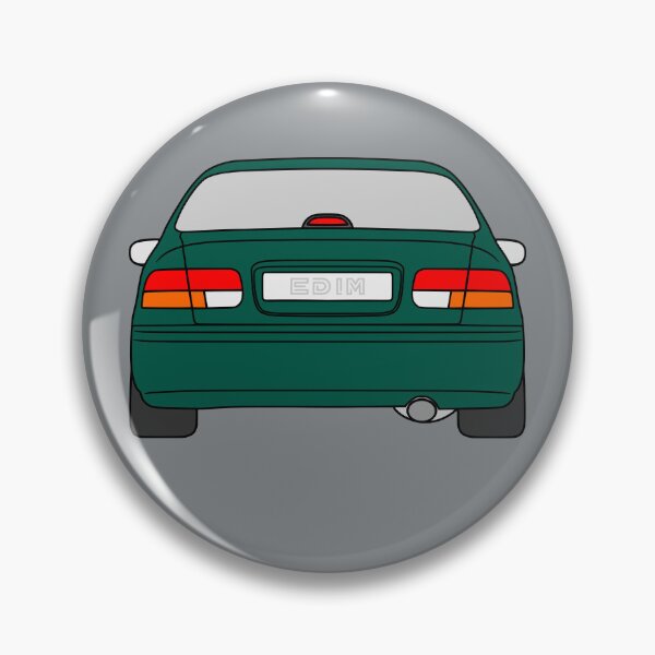 Item preview, Honda Civic EJ EK EN coupe bottle green color designed and sold by EdimDesign.