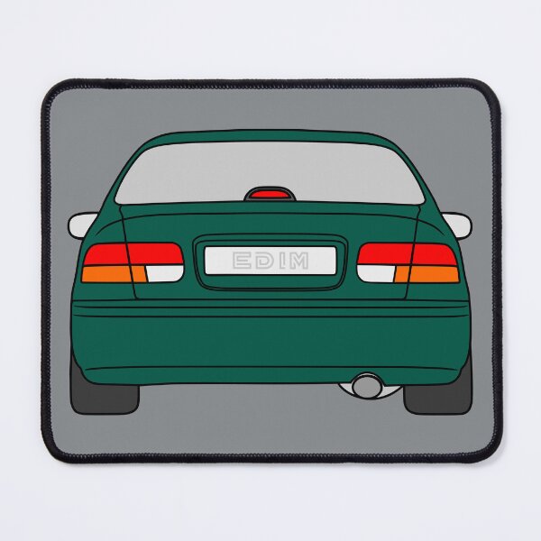 Item preview, Honda Civic EJ EK EN coupe bottle green color designed and sold by EdimDesign.