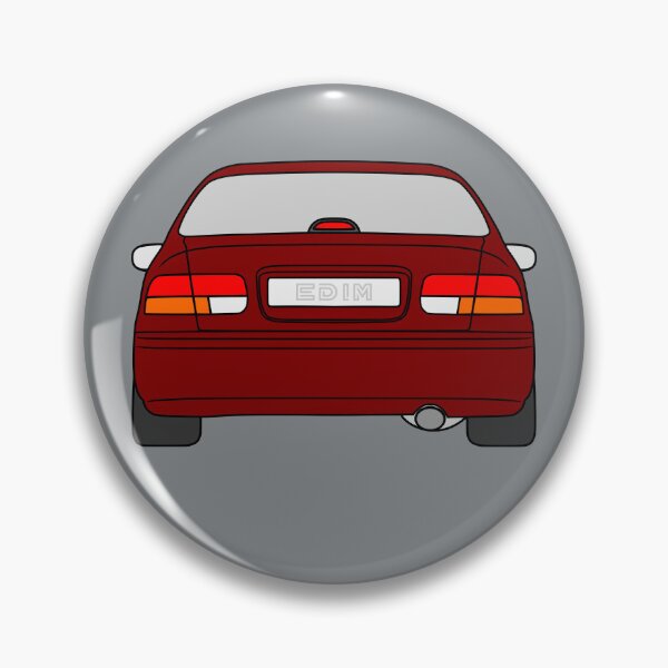 Item preview, Honda Civic EJ EK EN coupe bordeaux color designed and sold by EdimDesign.