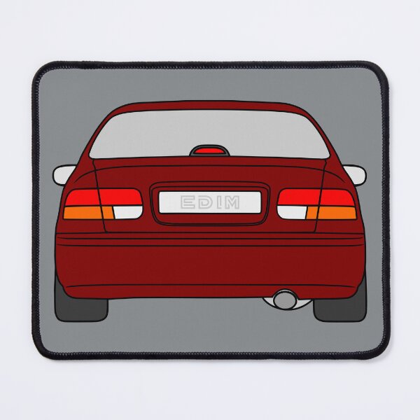 Item preview, Honda Civic EJ EK EN coupe bordeaux color designed and sold by EdimDesign.