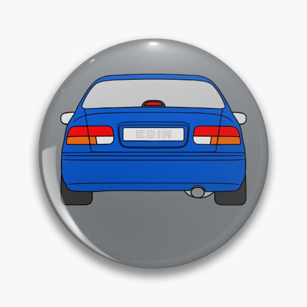 Item preview, Honda Civic EJ EK EN coupe blue color designed and sold by EdimDesign.