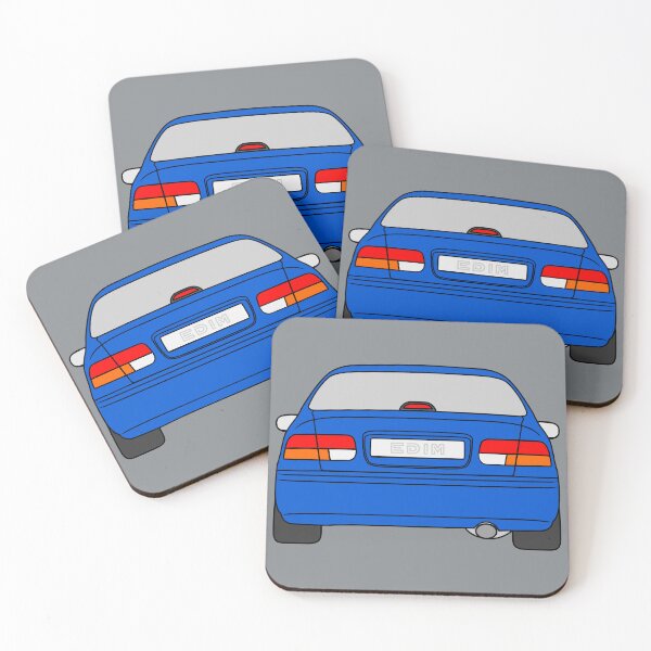 Item preview, Honda Civic EJ EK EN coupe blue color designed and sold by EdimDesign.