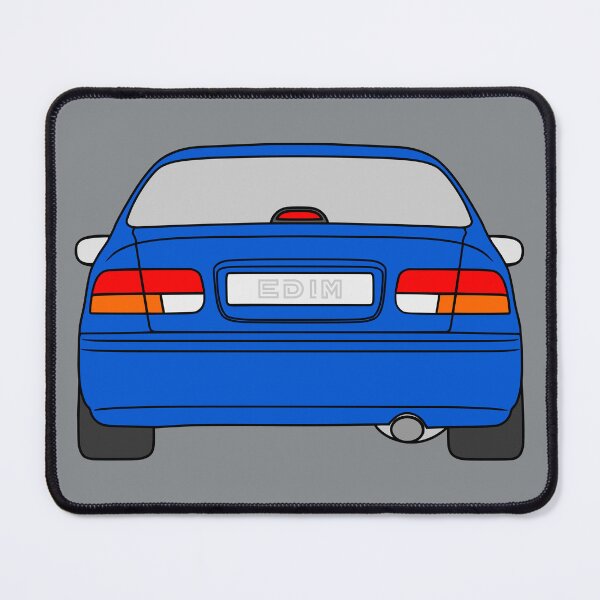 Item preview, Honda Civic EJ EK EN coupe blue color designed and sold by EdimDesign.