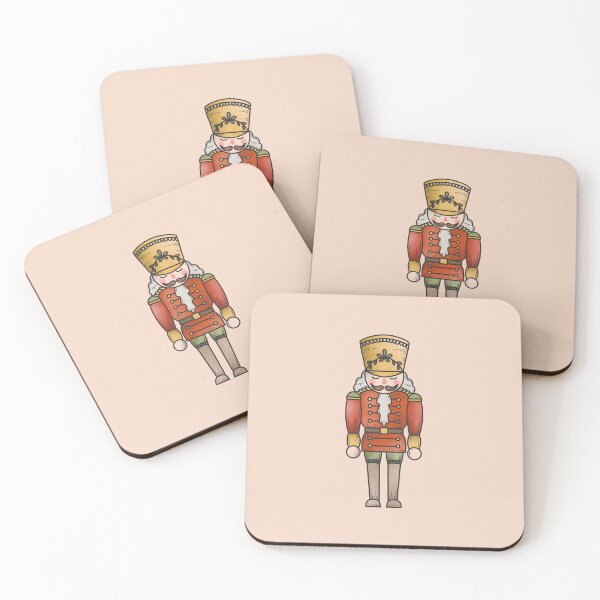 Item preview, Vintage Nutcracker on a Shade of Pale Orange Color Background 8 designed and sold by Beneficial Art.