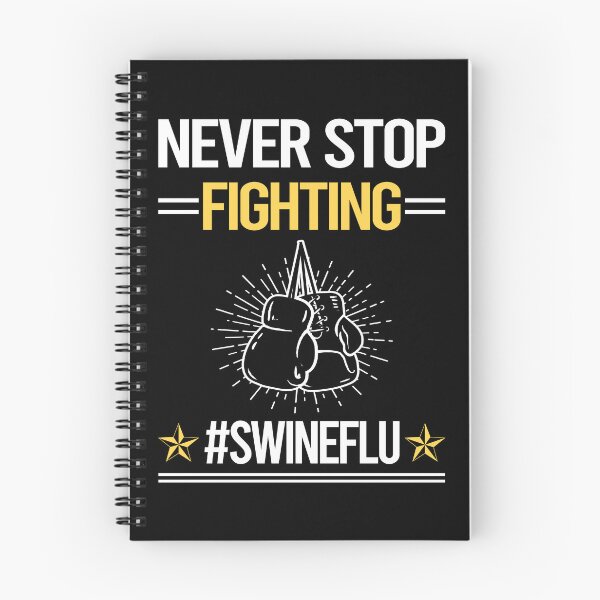 Item preview, Never Stop Fighting With Swine flu designed and sold by StoreHornedFace.