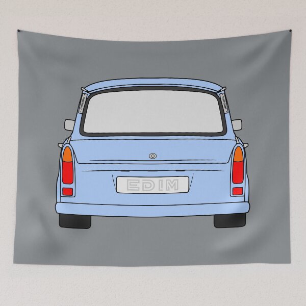 Item preview, Trabant 601S blue color designed and sold by EdimDesign.