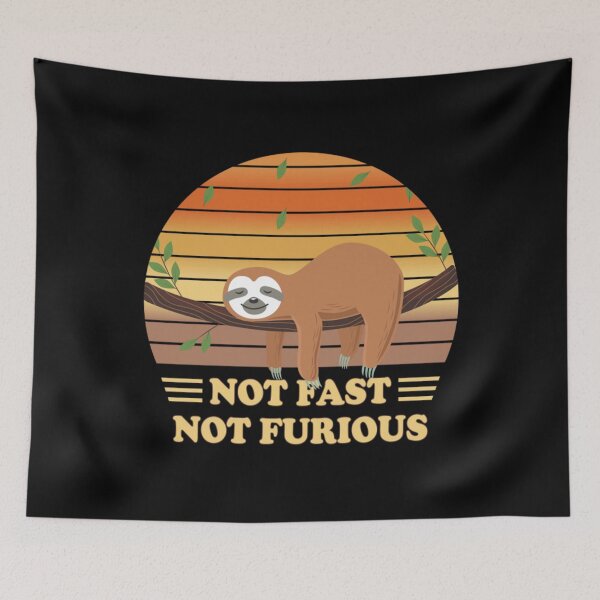 Item preview, Sloth Sleeping   - Not Fast Not Furious designed and sold by Alice-Stewart.