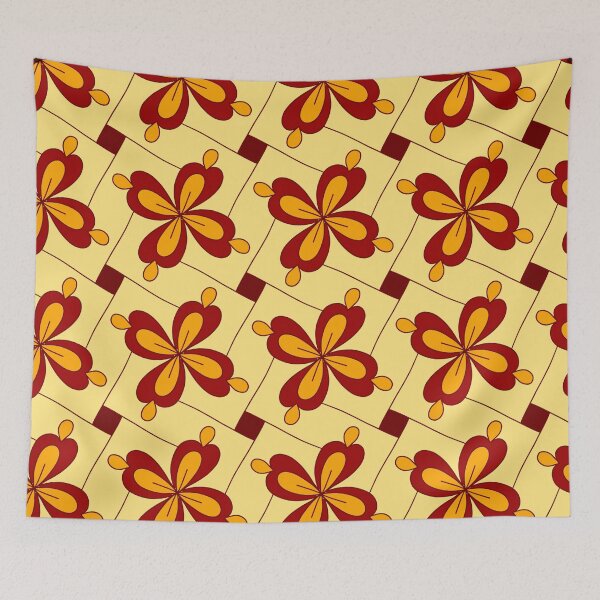 Item preview, Floral Geometric Repeat Pattern designed and sold by patternologyy.