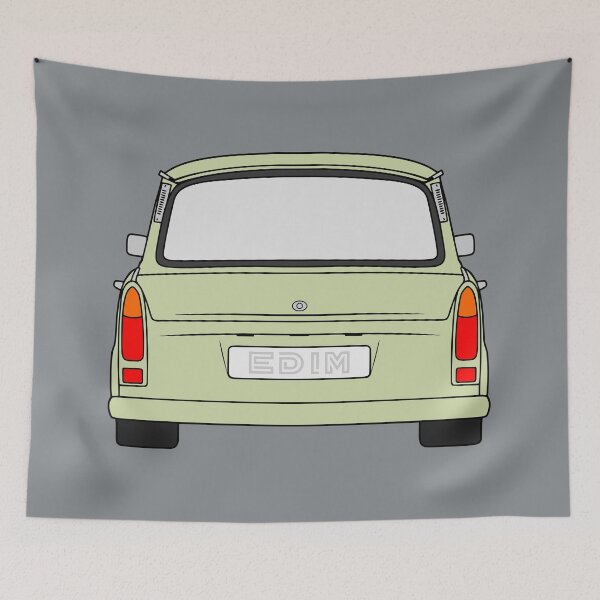 Item preview, Trabant 601S pastel green color designed and sold by EdimDesign.