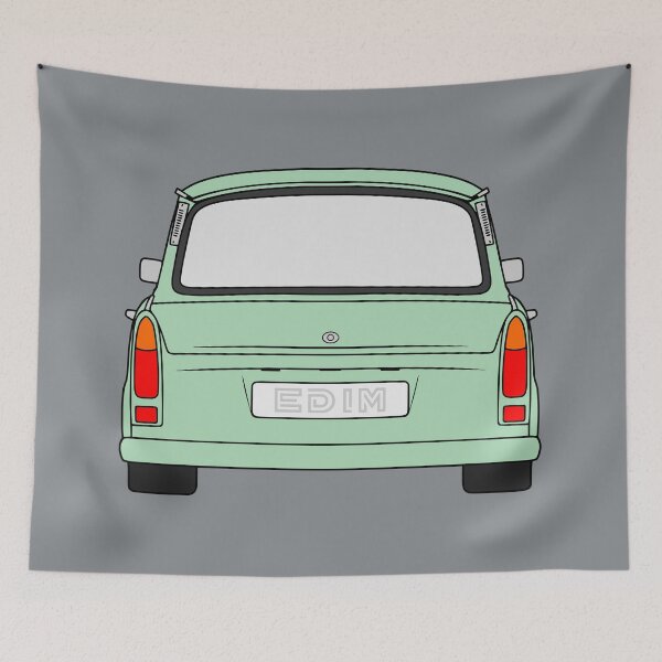 Item preview, Trabant 601S tayga green color designed and sold by EdimDesign.