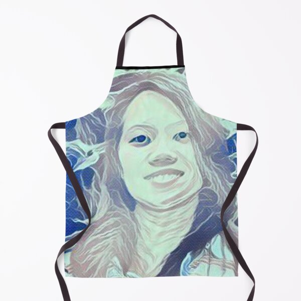 Item preview, Simple Girl Blue In Good Mood designed and sold by Namsus-Printing.