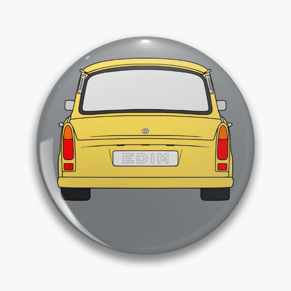Item preview, Trabant 601S pastel yellow color designed and sold by EdimDesign.