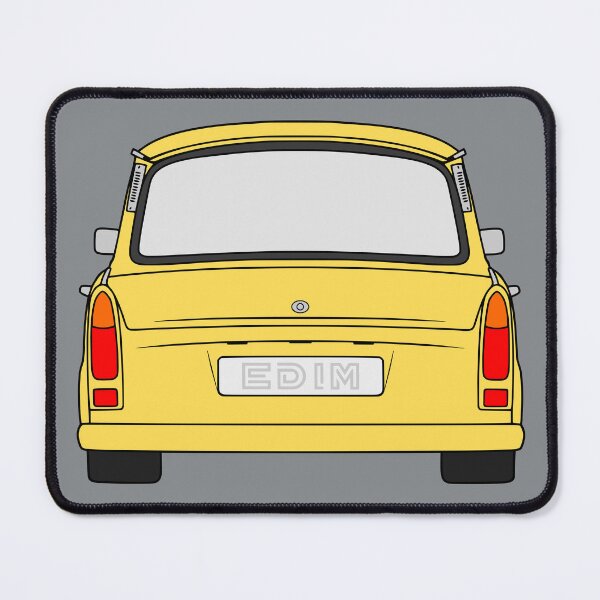 Item preview, Trabant 601S pastel yellow color designed and sold by EdimDesign.