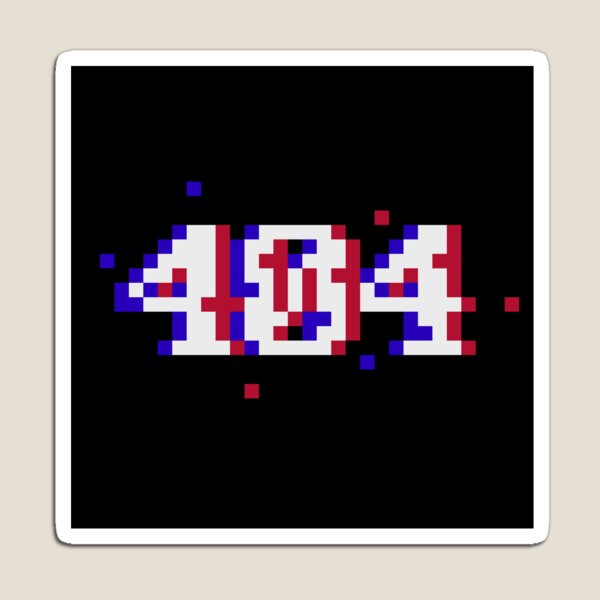 Item preview, 404 Error pixel art designed and sold by NoBlocky.