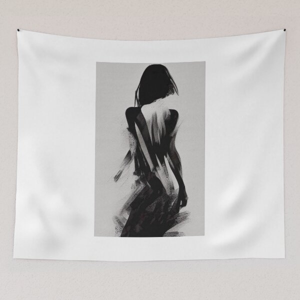 Item preview, Women silhouette black white designed and sold by NiekTraas.