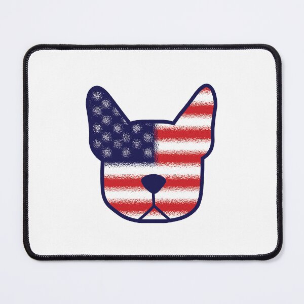 Item preview, American flag Boston Terrier - patriotic dog - USA Boston Terrier dog - Red, White, Blue Bostons, American Gentleman designed and sold by smooshfaceutd.