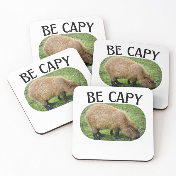 Item preview, Be Capy - capybara - capy - happy - dont worry - cute designed and sold by Mechanical-Artt.