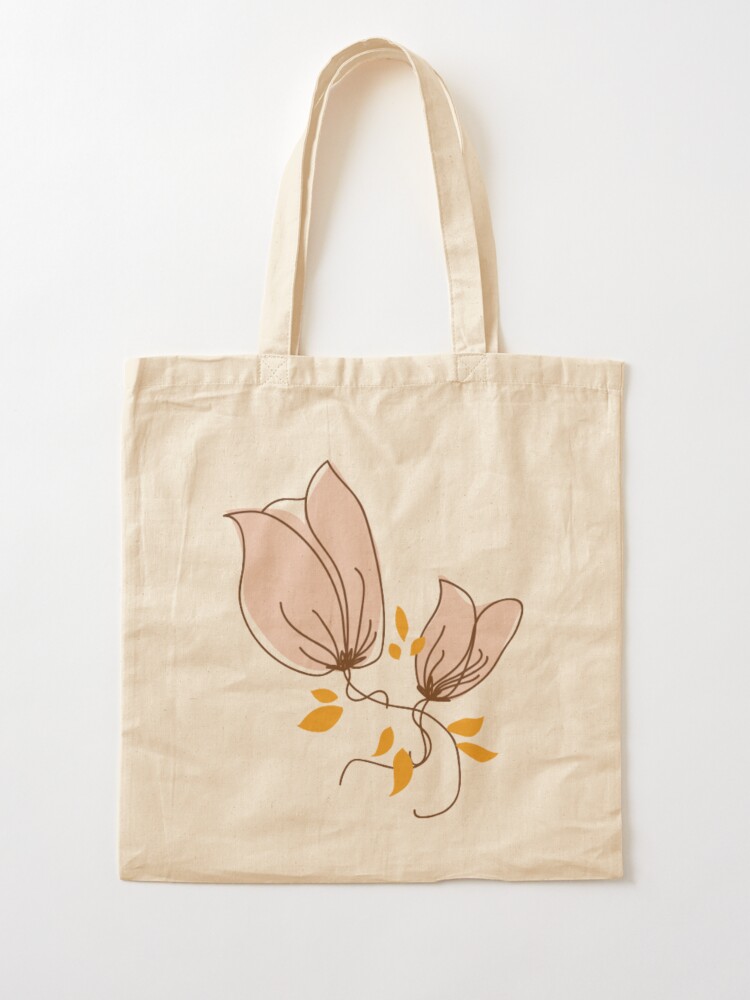 Flowers Glitch Effect design Aesthetic style Vaporwave Flower Tote Bag by  D&C DesignStudio