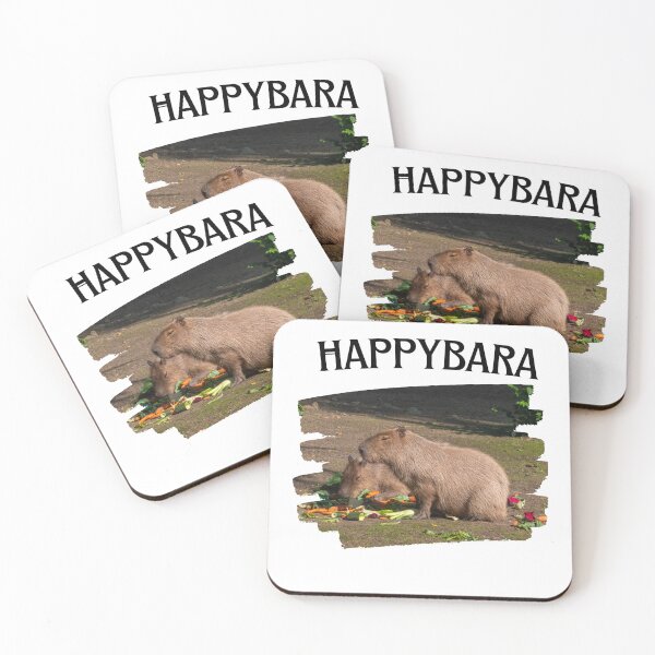 Item preview, Happybara - capybara - capy - happy - dont worry - cute designed and sold by Mechanical-Artt.
