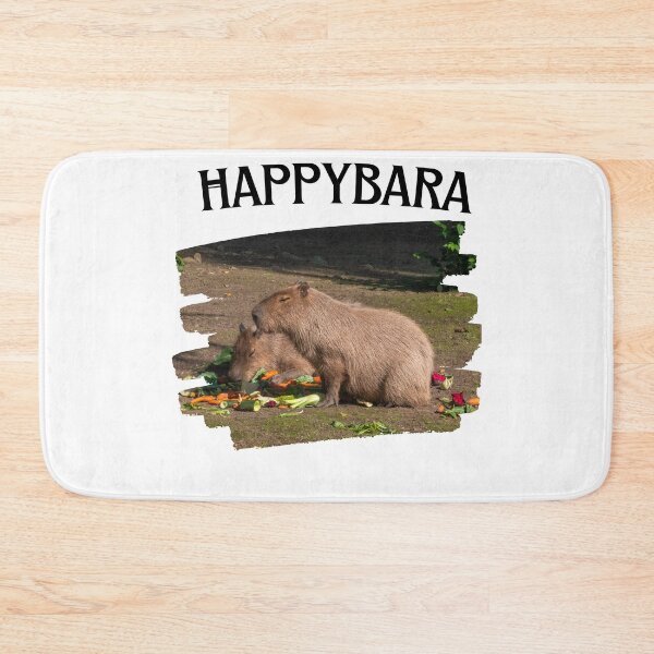 Item preview, Happybara - capybara - capy - happy - dont worry - cute designed and sold by Mechanical-Artt.