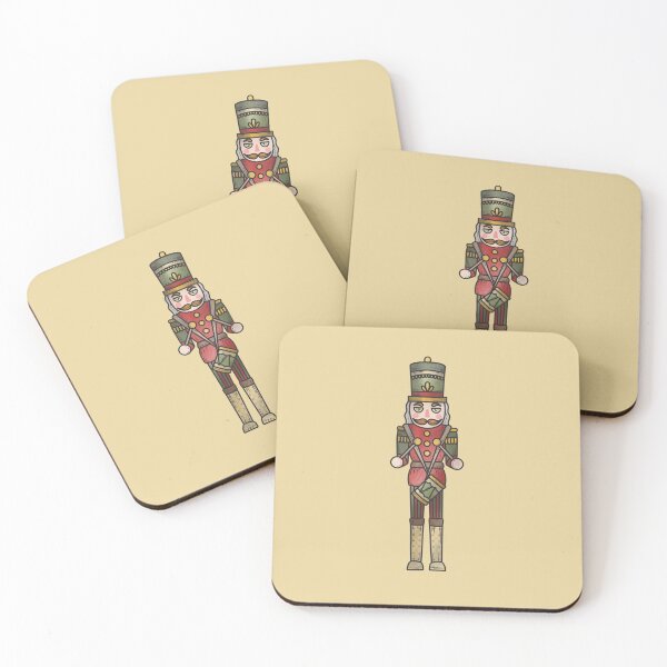 Item preview, Vintage Nutcracker on a Shade of Yellowish Beige Color Background 10 designed and sold by Beneficial Art.