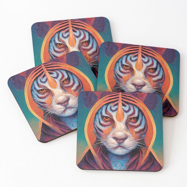 Item preview, Psychedelic Tiger Monk designed and sold by KasparBakken.
