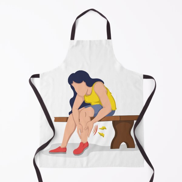 Item preview, illustration person with symptoms of cramp, peripheral neuropathy, numbness and tingling designed and sold by LucianoCosmo.