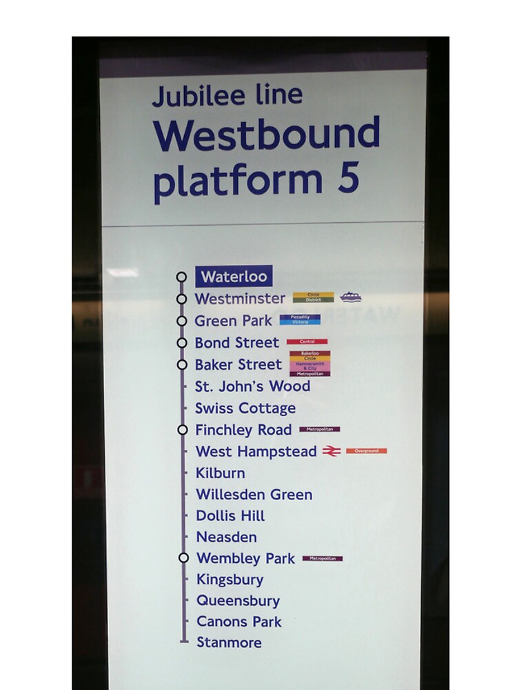 Thumbnail 4 of 4, iPhone Case, London Underground: Jubilee Line Westbound designed and sold by santoshputhran.