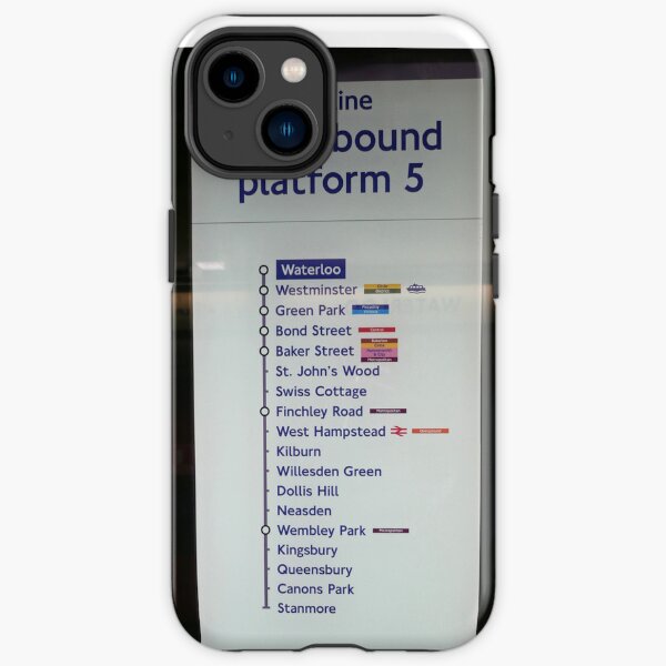 London Underground: Jubilee Line Westbound iPhone Tough Case