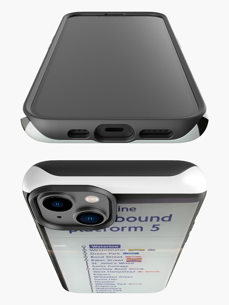Thumbnail 3 of 4, iPhone Case, London Underground: Jubilee Line Westbound designed and sold by santoshputhran.