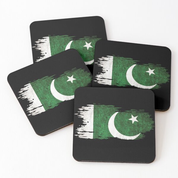 Item preview, Pakistan - national flag, brush effect designed and sold by Mohja-Design.