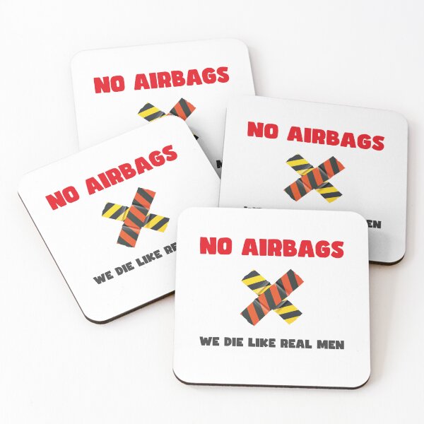 Item preview, No Airbags We Die Linke Real Men designed and sold by Freddy501  ⭐⭐⭐⭐⭐.