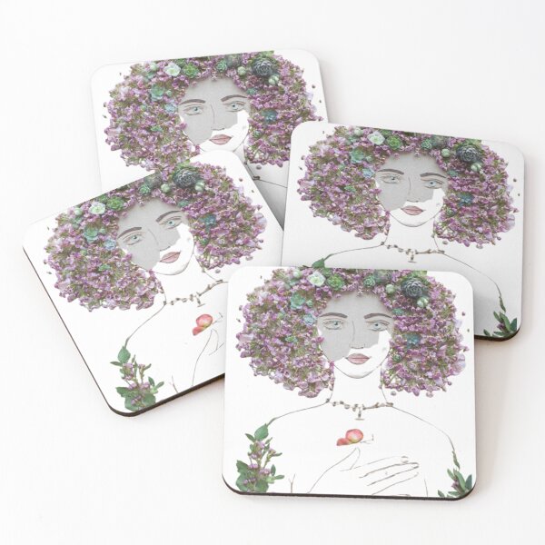 Item preview, Flower Head Woman Photographic Print designed and sold by Artistedesign.