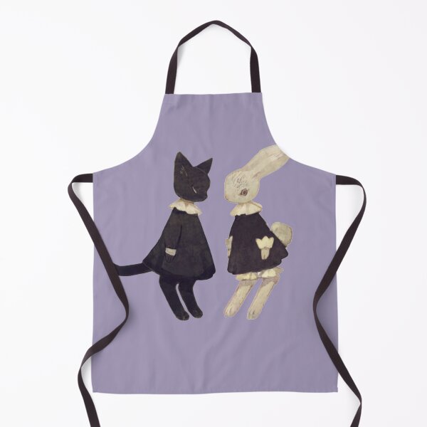 Item preview, black cat and bunny designed and sold by choochuu.