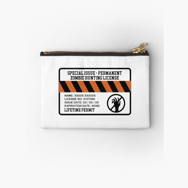 Item preview, Special Issue License Permit Zombie Hunting designed and sold by anghelapparel.